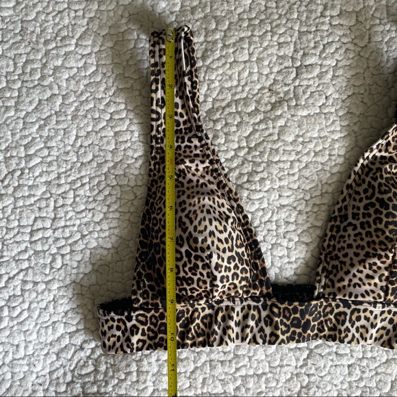 ✨ 3 for$20 ASOS South Beach Leopard Bikini Top NWT - Picture 5 of 6